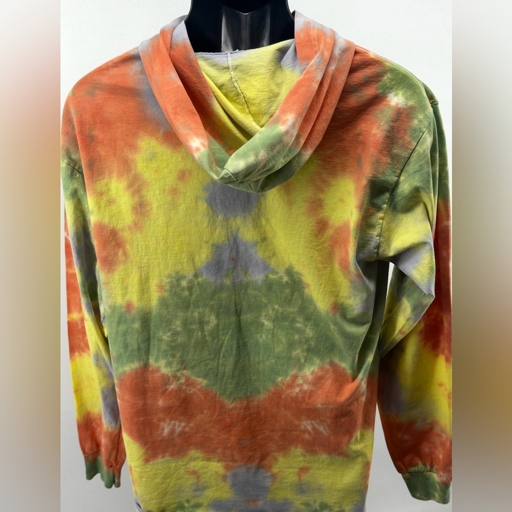 Pamela Louise Handmade Green Tie Dye Hoodie L St Patrick - Picture 3 of 4